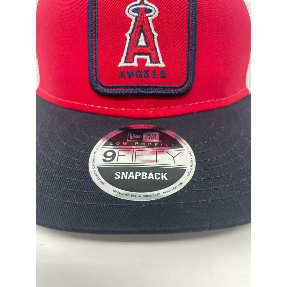 Los Angeles Angels Anaheim New Era Snapback Red Low Profile 9Fifty‎ Cap Mens NEW